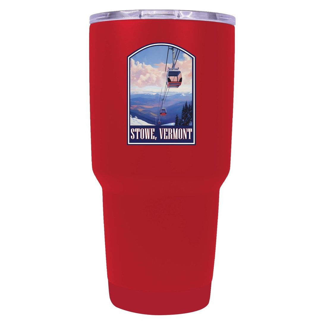 Stowe Mountain Vermont Design B Souvenir 24 oz Insulated Stainless Steel Tumbler Image 1