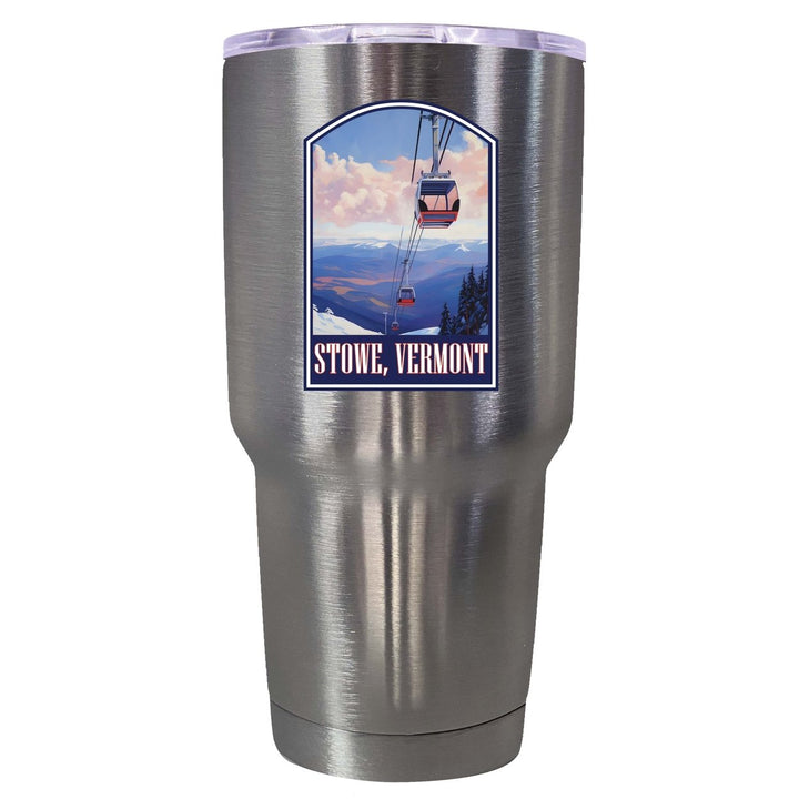 Stowe Mountain Vermont Design B Souvenir 24 oz Insulated Stainless Steel Tumbler Image 3