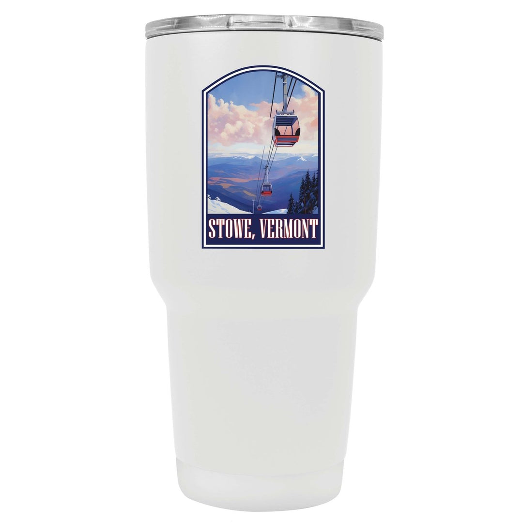 Stowe Mountain Vermont Design B Souvenir 24 oz Insulated Stainless Steel Tumbler Image 4