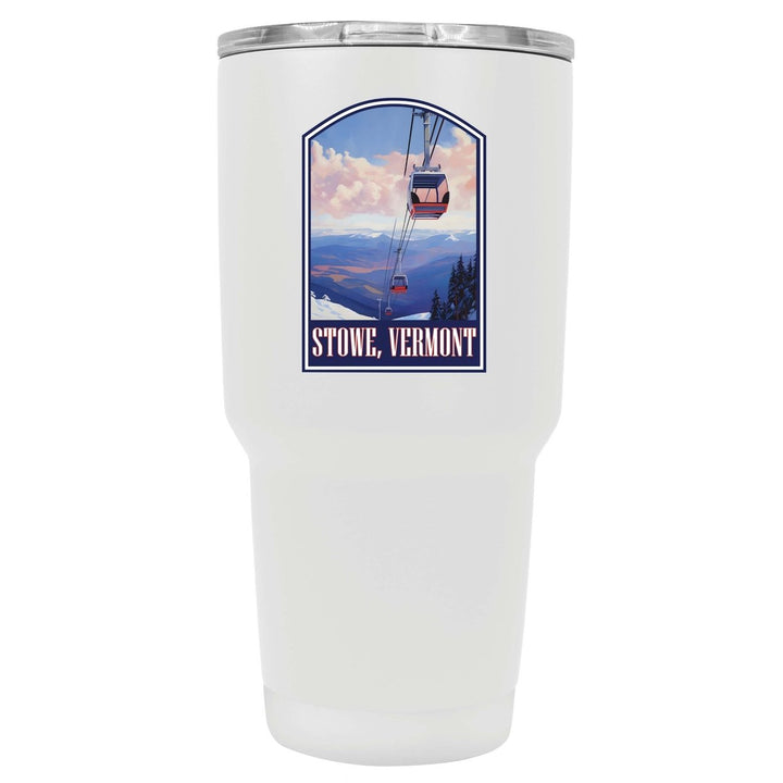 Stowe Mountain Vermont Design B Souvenir 24 oz Insulated Stainless Steel Tumbler Image 1