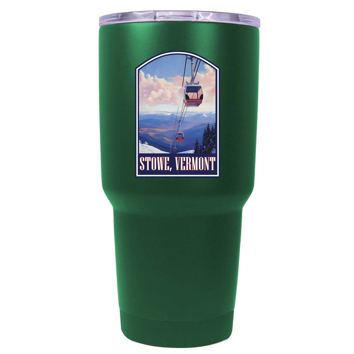 Stowe Mountain Vermont Design B Souvenir 24 oz Insulated Stainless Steel Tumbler Image 4