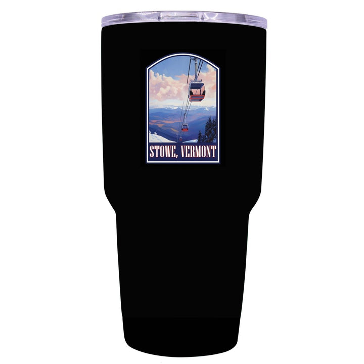 Stowe Mountain Vermont Design B Souvenir 24 oz Insulated Stainless Steel Tumbler Image 1