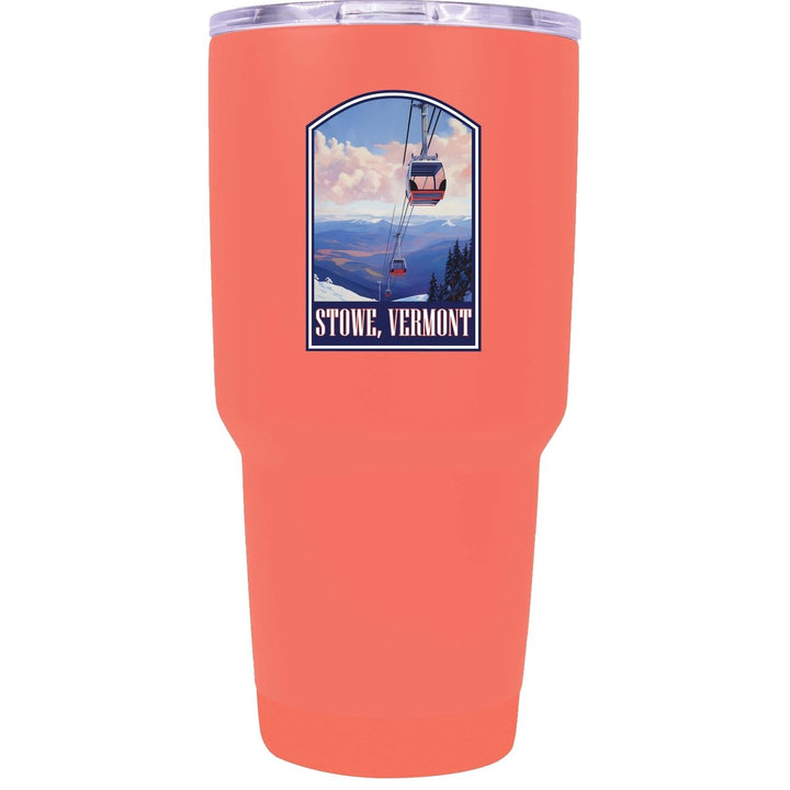 Stowe Mountain Vermont Design B Souvenir 24 oz Insulated Stainless Steel Tumbler Image 1