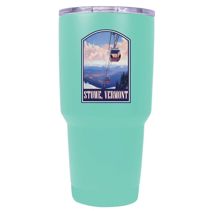 Stowe Mountain Vermont Design B Souvenir 24 oz Insulated Stainless Steel Tumbler Image 8