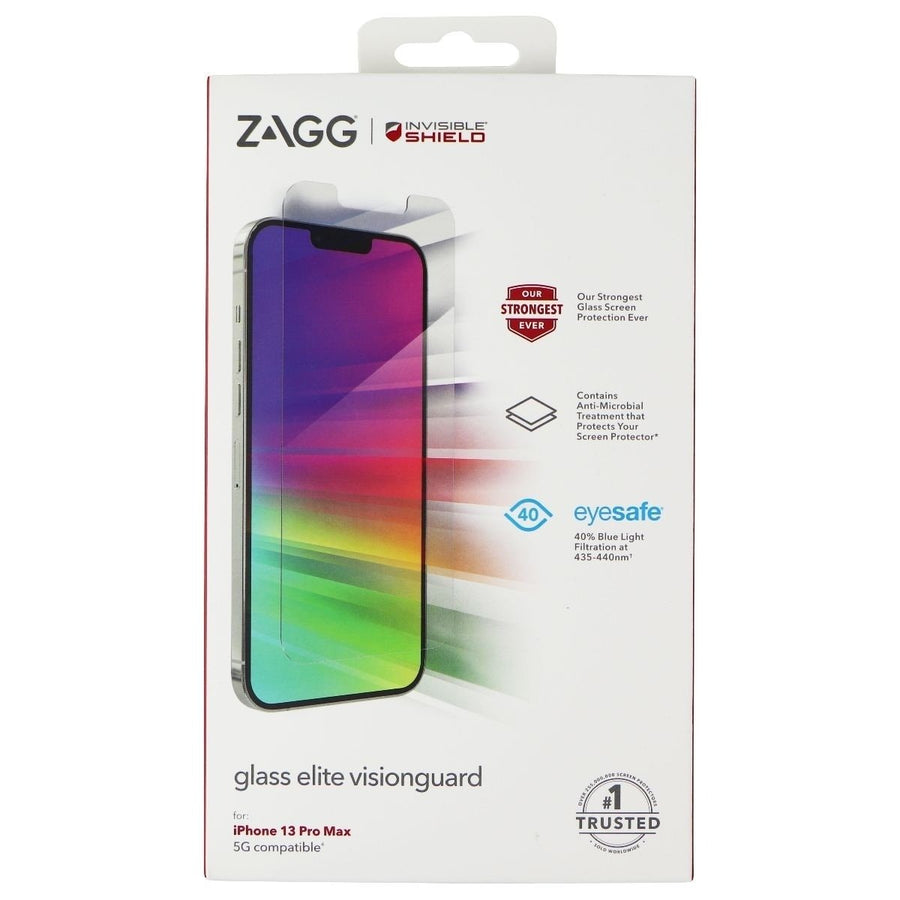 ZAGG InvisibleShield Glass Elite Visionguard Screen for iPhone 13 Pro Max Image 1