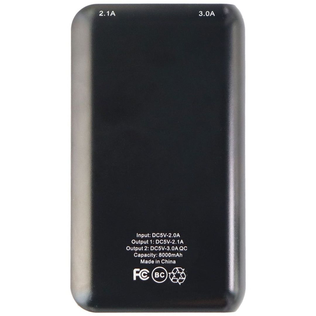 Xtreme Power 8000mAh Quick Charge Dual USB Power Bank - Black Image 3