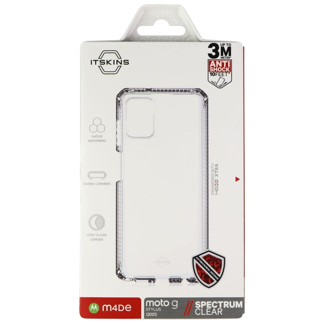 ITSKINS Spectrum Clear Flexible Case for Moto G Stylus (2021) - Transparent Image 4