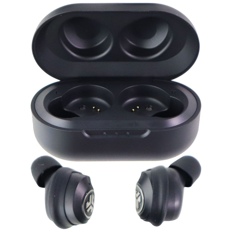 JLab JBuds Air ANC True Wireless Bluetooth Earbuds and Charge Case - Black Image 1