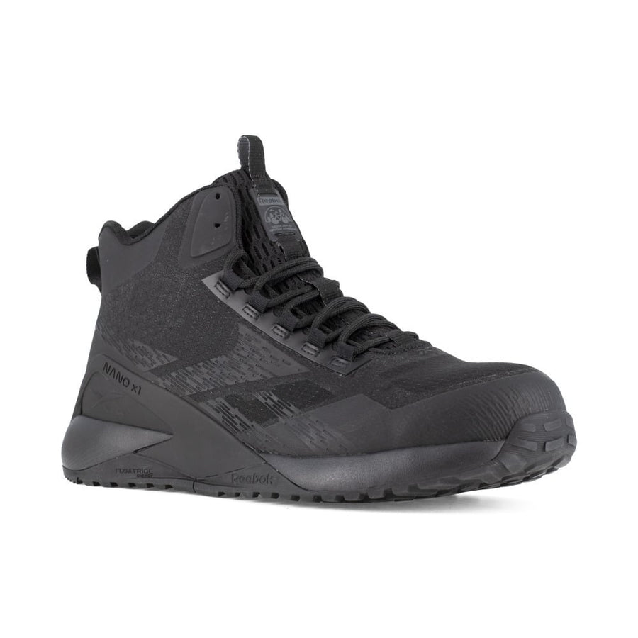 Reebok Work Nano X1 Composite Toe Athletic Mid-Cut Boot Black RB3484 Size Available Image 1