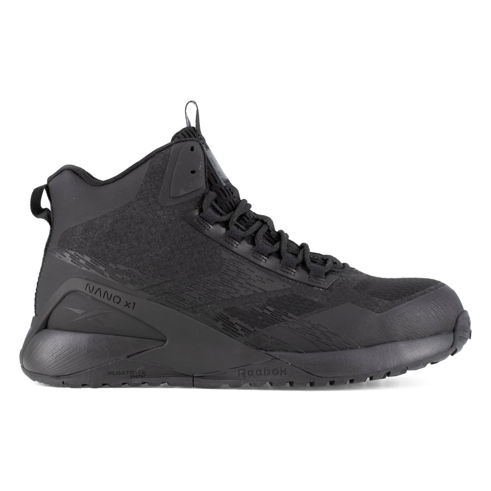 Reebok Work Nano X1 Composite Toe Athletic Mid-Cut Boot Black RB3484 Size Available Image 2