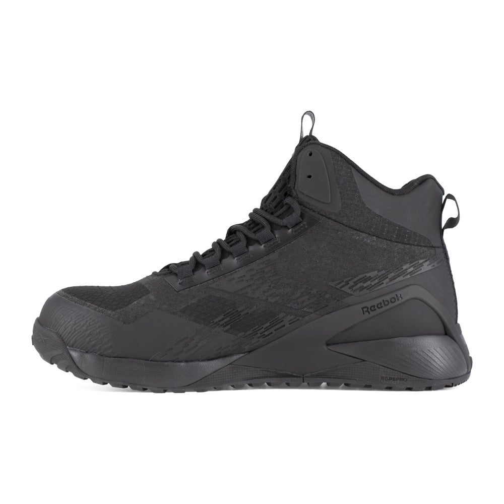 Reebok Work Nano X1 Composite Toe Athletic Mid-Cut Boot Black RB3484 Size Available Image 4