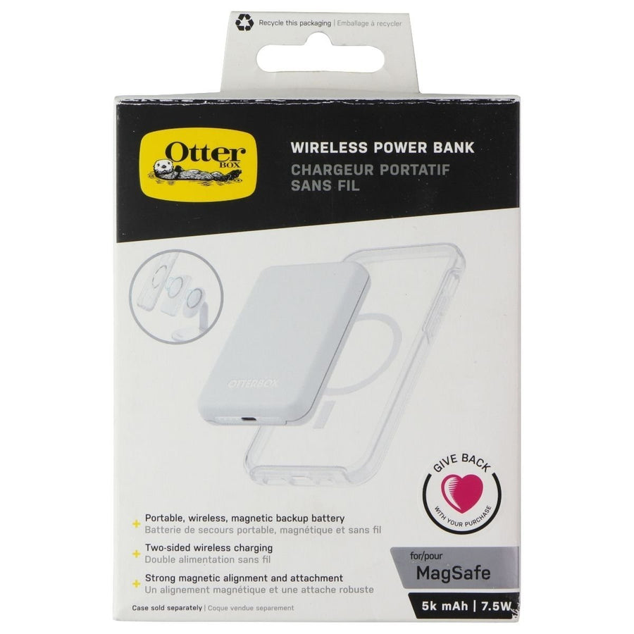 OtterBox Wireless Power Bank for MagSafe5k mAh (7.5W) - White Image 1