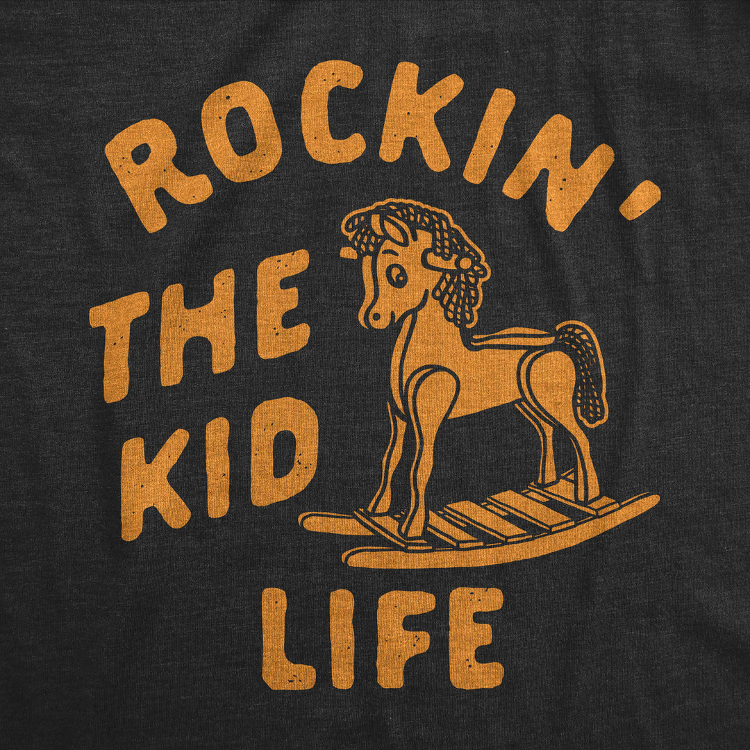 Youth Funny T Shirts Rockin The Kid Life Sarcastic Graphic Tee For Kids Image 2