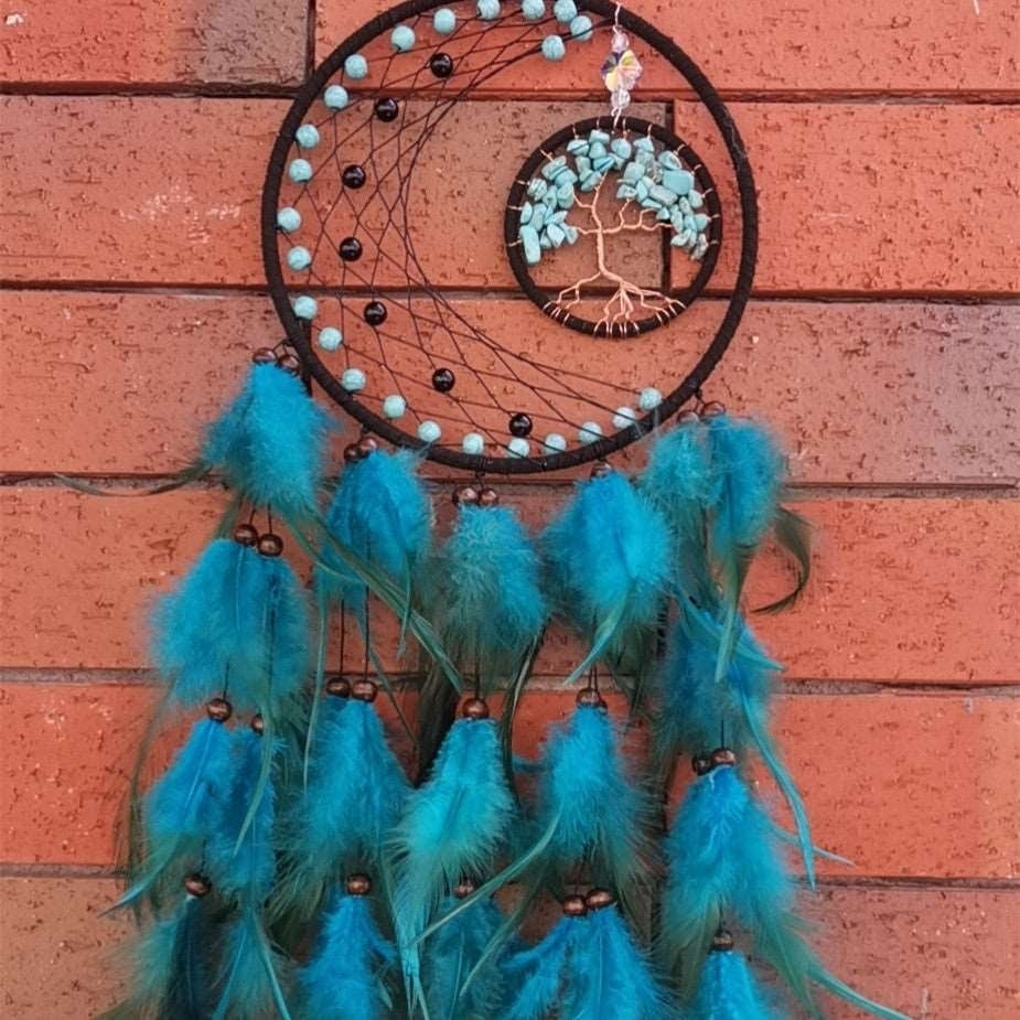 Tree Of Life Feather  Dream Catcher Wall Mount Image 2