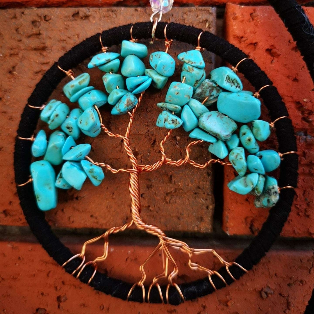 Tree Of Life Feather  Dream Catcher Wall Mount Image 4