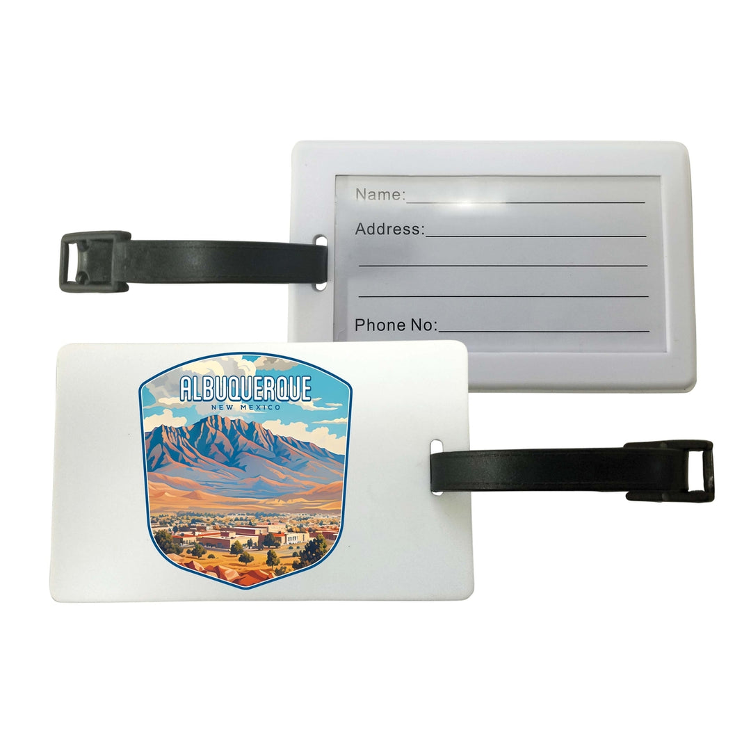 Alburqueque Mexico Design A Souvenir Luggage Tag Image 1