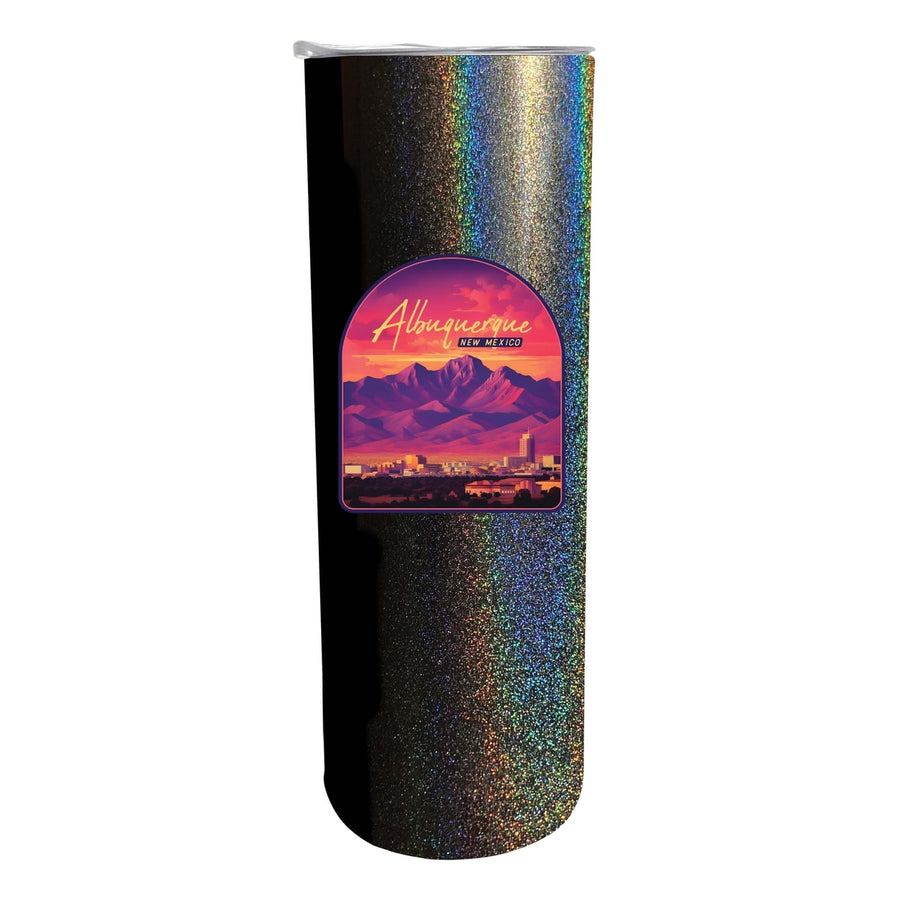 Alburqueque Mexico Design B Souvenir 20 oz Insulated Stainless Steel Skinny Tumbler Image 1