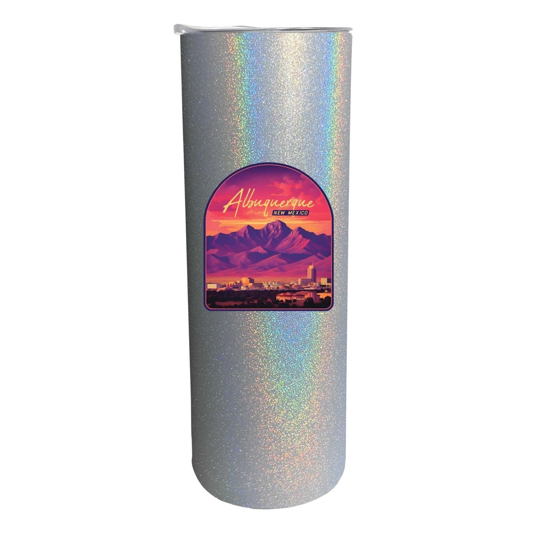 Alburqueque Mexico Design B Souvenir 20 oz Insulated Stainless Steel Skinny Tumbler Image 1