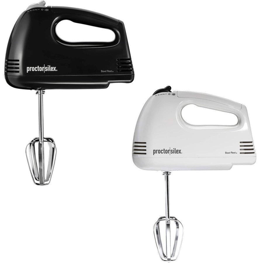 Proctor Silex Hand Mixer 5-Speed 100W Compact Electric Black Model 62507PS Image 1