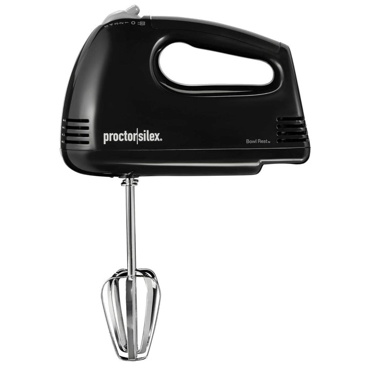 Proctor Silex Hand Mixer 5-Speed 100W Compact Electric Black Model 62507PS Image 3