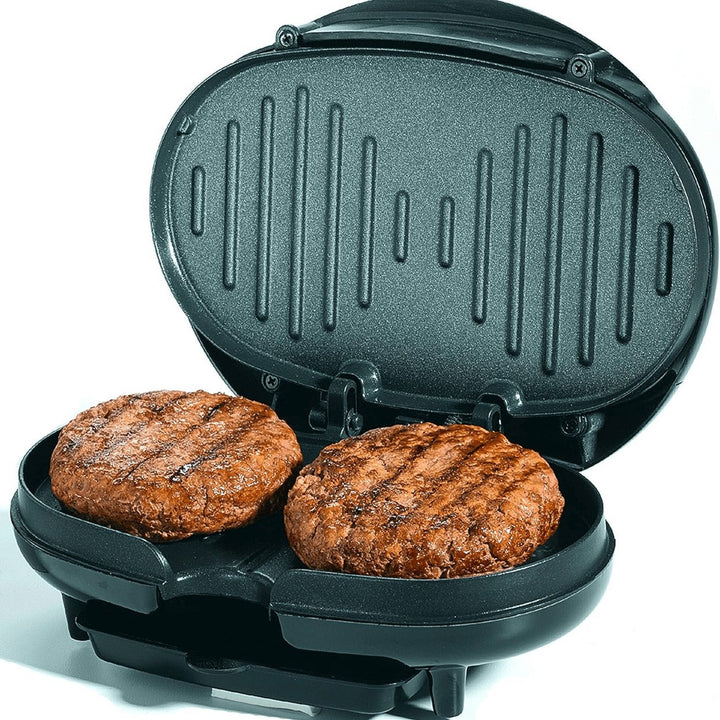 Proctor Silex Compact Grill Non-Stick Cast-Iron Black Model 25218PS 600W Image 4