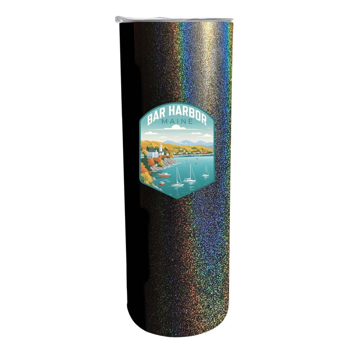 Bar Harbor Maine Design A Souvenir 20 oz Insulated Stainless Steel Skinny Tumbler Image 1