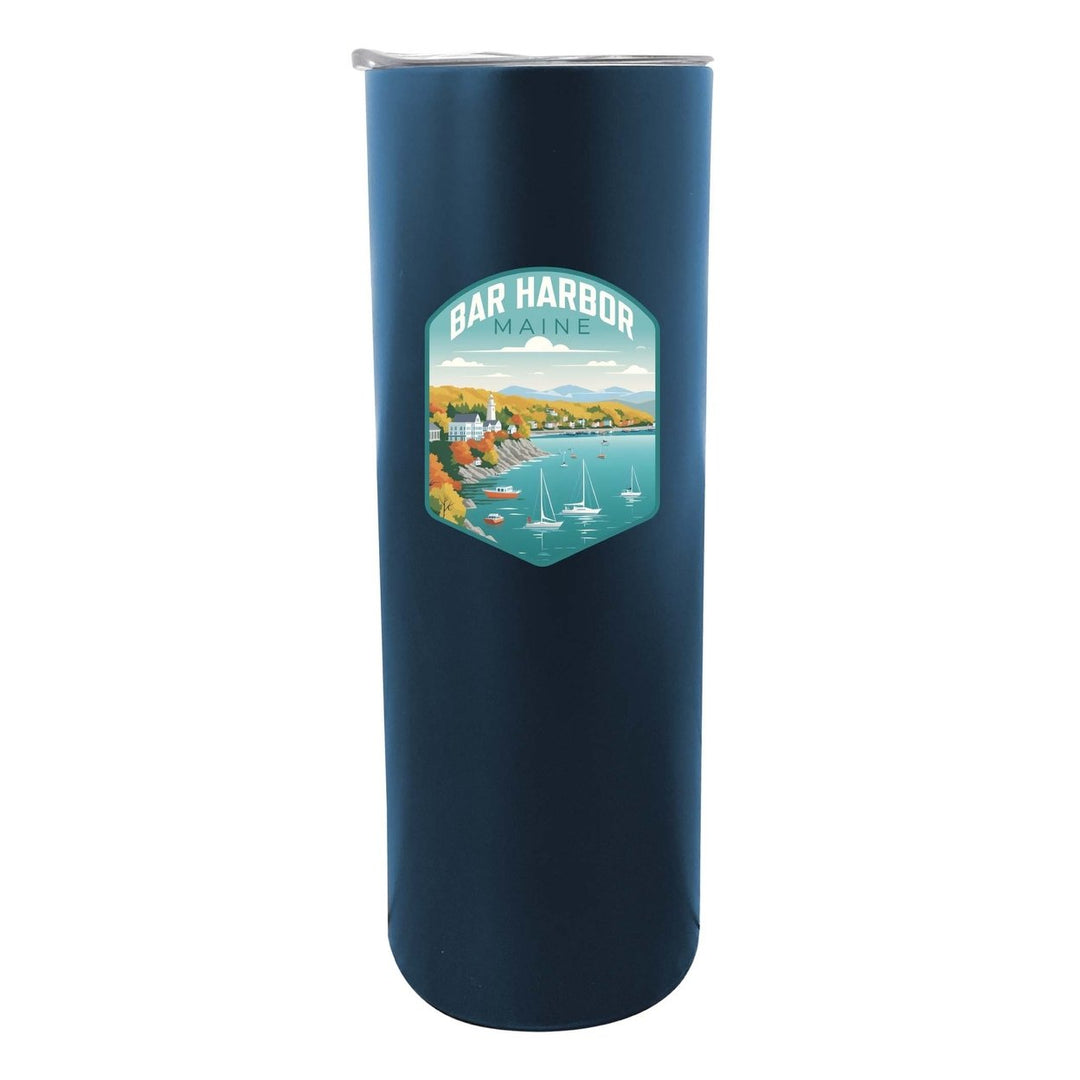 Bar Harbor Maine Design A Souvenir 20 oz Insulated Stainless Steel Skinny Tumbler Image 4