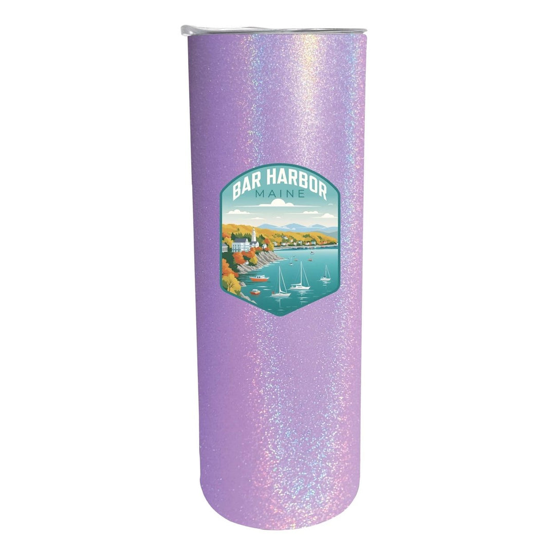 Bar Harbor Maine Design A Souvenir 20 oz Insulated Stainless Steel Skinny Tumbler Image 4