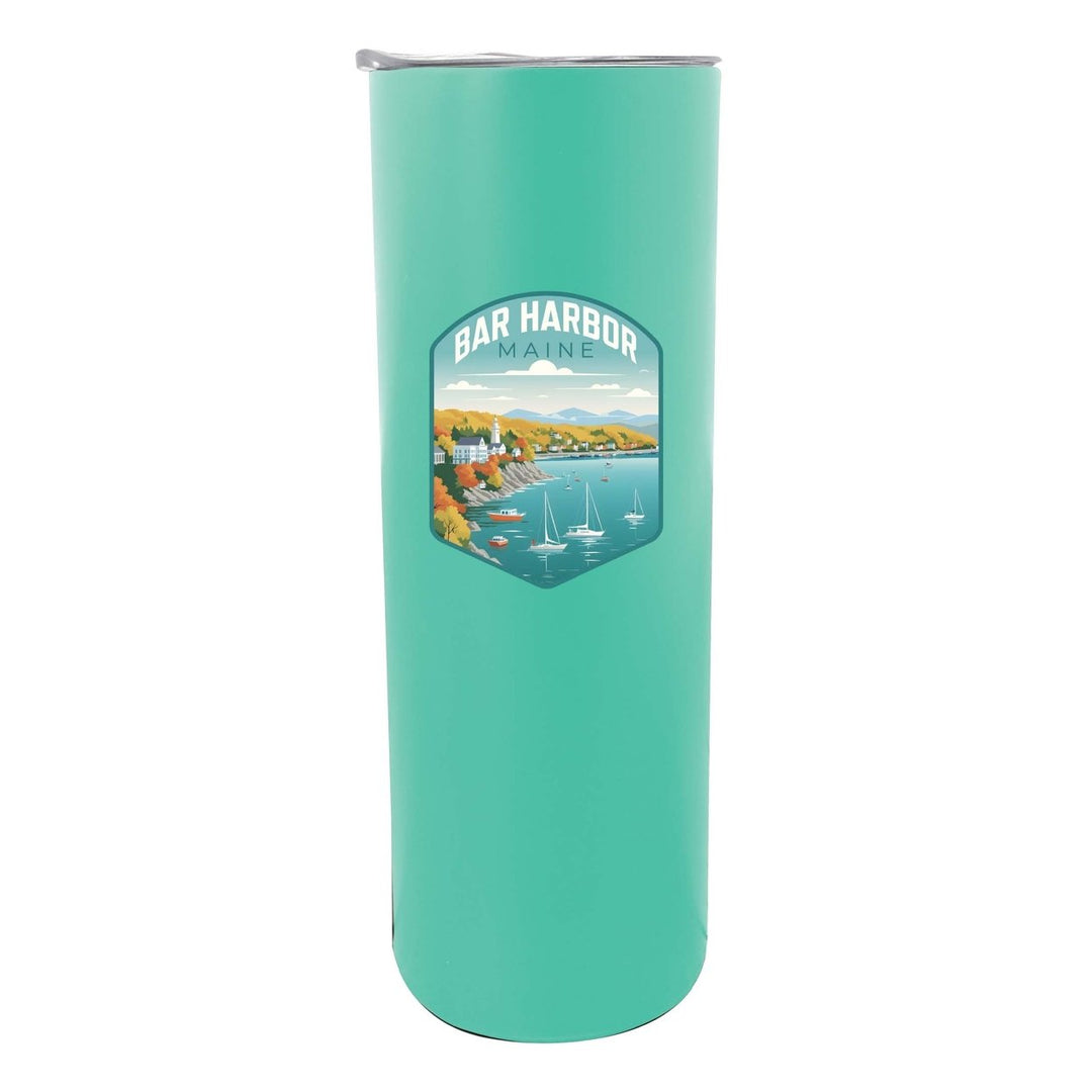 Bar Harbor Maine Design A Souvenir 20 oz Insulated Stainless Steel Skinny Tumbler Image 6