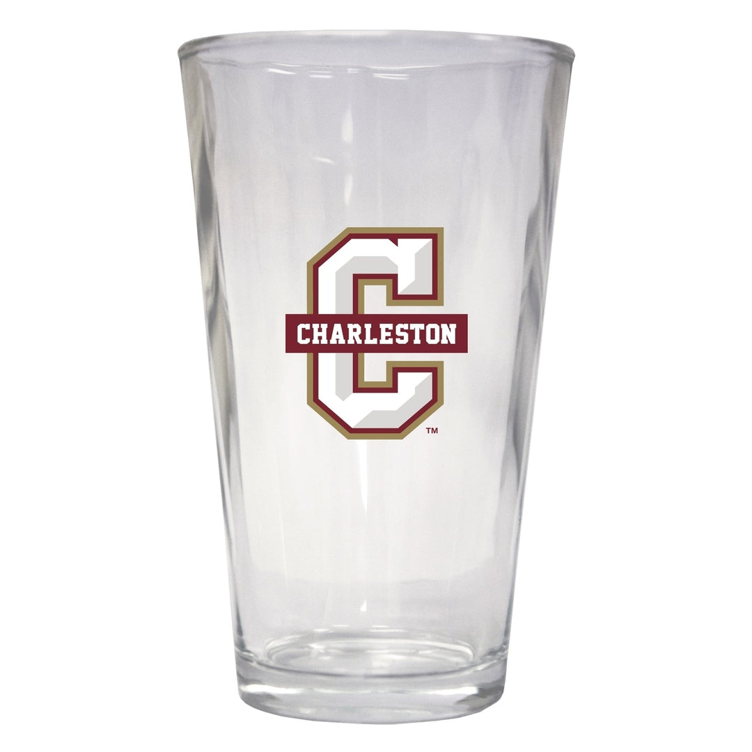 College of Charleston 16 oz Pint Glass Officially Licensed Collegiate Product Image 1