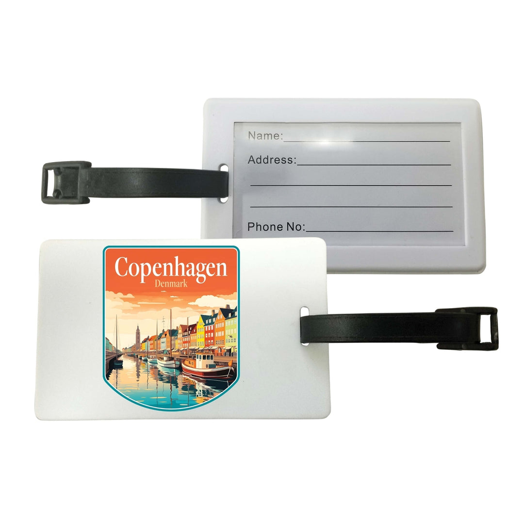 Copenhagen Denmark Design A Souvenir Luggage Tag Image 1