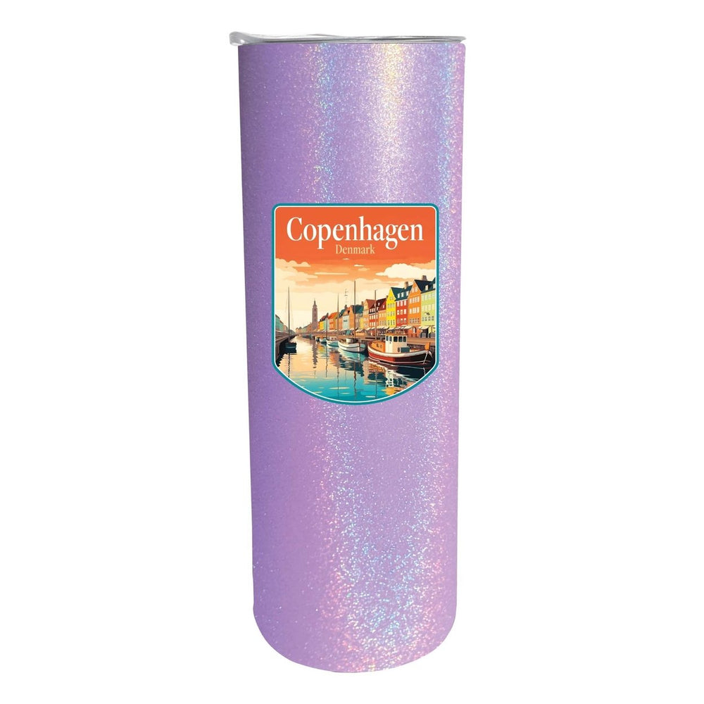 Copenhagen Denmark Design A Souvenir 20 oz Insulated Stainless Steel Skinny Tumbler Image 2