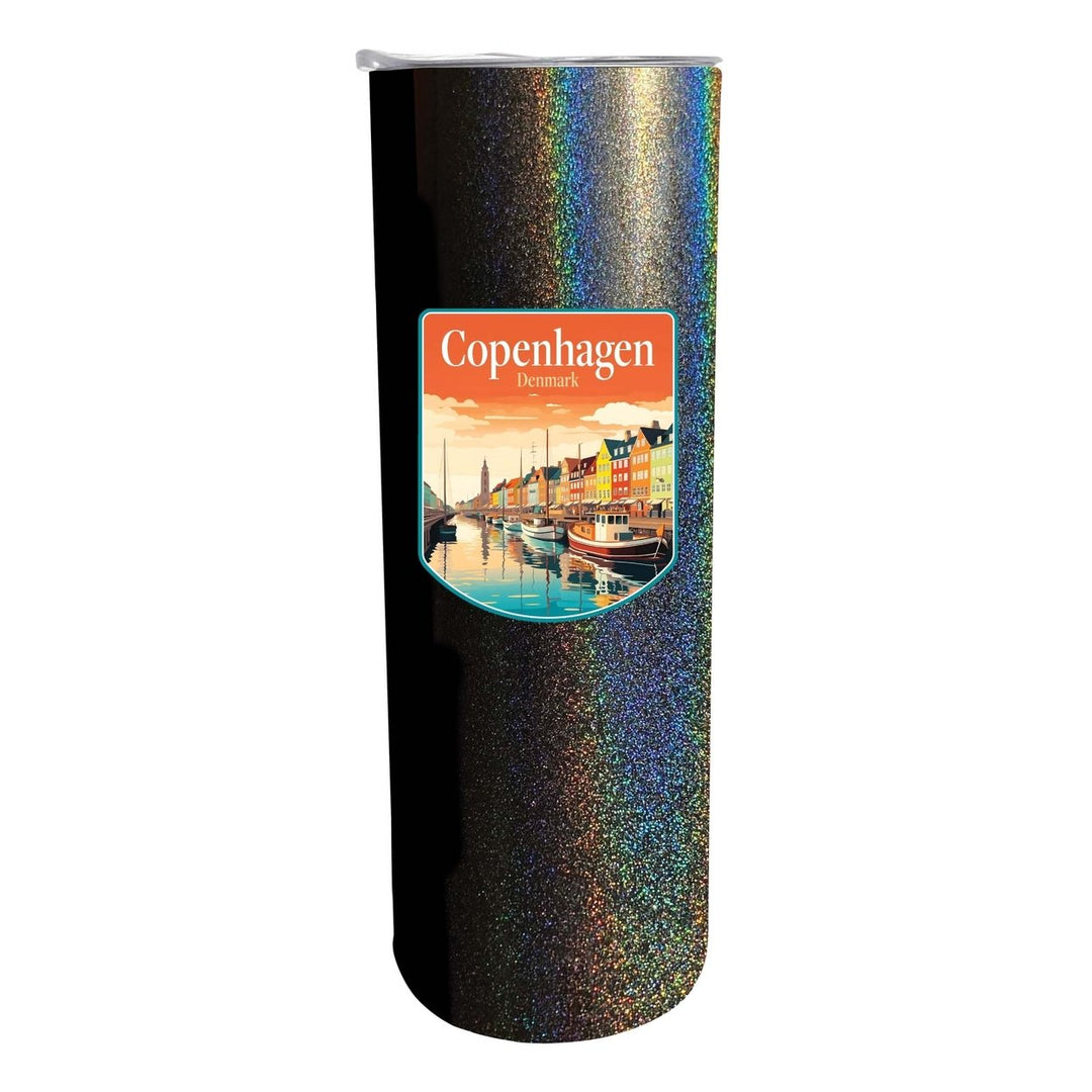 Copenhagen Denmark Design A Souvenir 20 oz Insulated Stainless Steel Skinny Tumbler Image 4