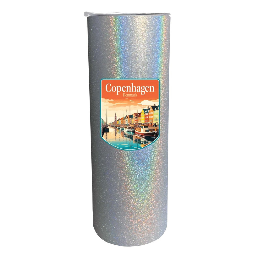 Copenhagen Denmark Design A Souvenir 20 oz Insulated Stainless Steel Skinny Tumbler Image 4