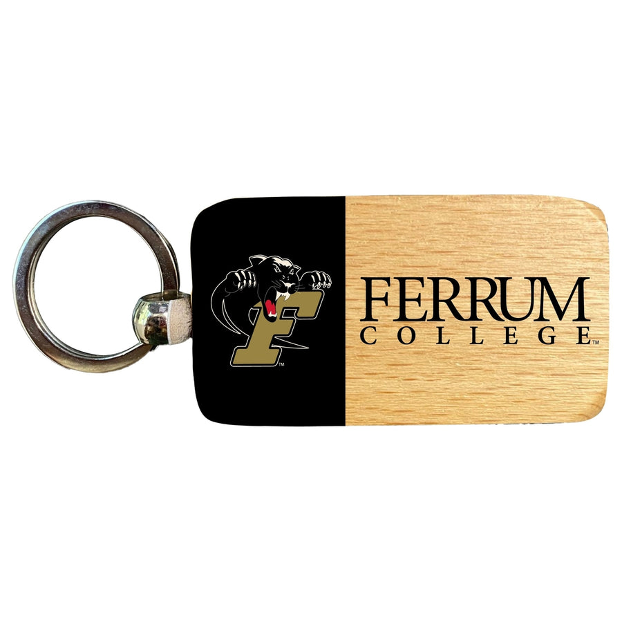 Ferrum College 2.5 x 1-Inch Wooden Keychain Officially Licensed Collegiate Product Image 1