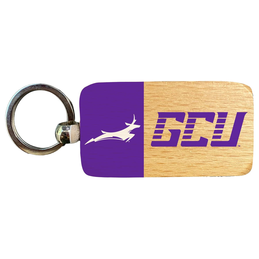 Grand Canyon University Lopes 2.5 x 1-Inch Wooden Keychain Officially Licensed Collegiate Product Image 1