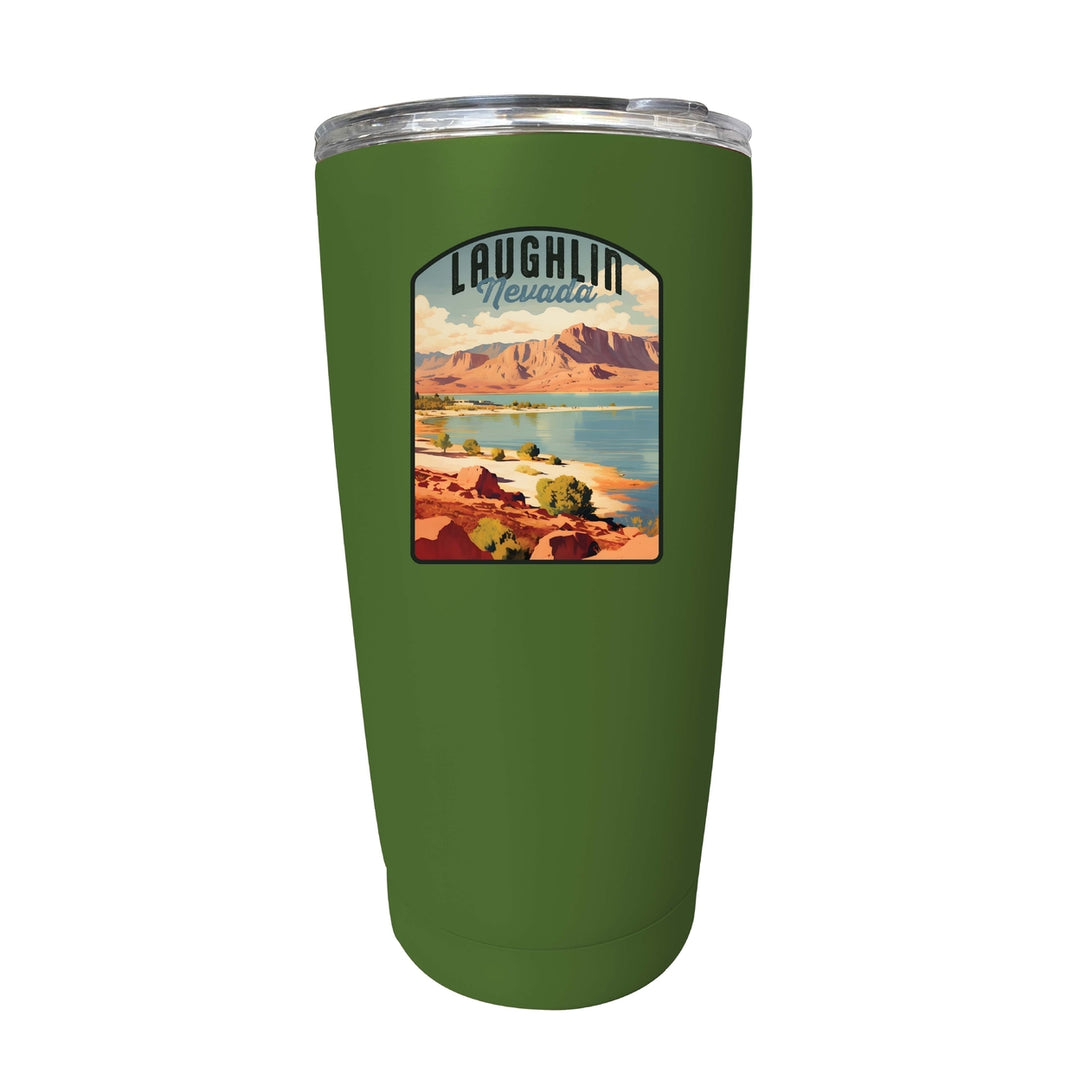 Laughlin Nevada Design B Souvenir 16 oz Stainless Steel Insulated Tumbler Image 1