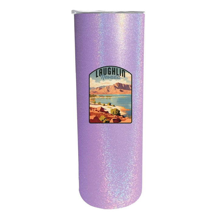 Laughlin Nevada Design B Souvenir 20 oz Insulated Stainless Steel Skinny Tumbler Image 1