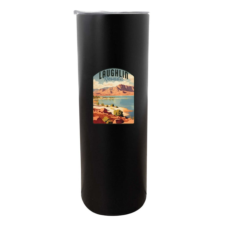 Laughlin Nevada Design B Souvenir 20 oz Insulated Stainless Steel Skinny Tumbler Image 2