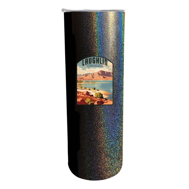 Laughlin Nevada Design B Souvenir 20 oz Insulated Stainless Steel Skinny Tumbler Image 1