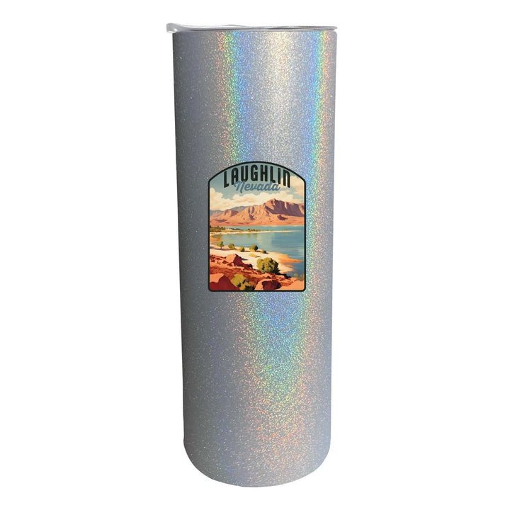 Laughlin Nevada Design B Souvenir 20 oz Insulated Stainless Steel Skinny Tumbler Image 1