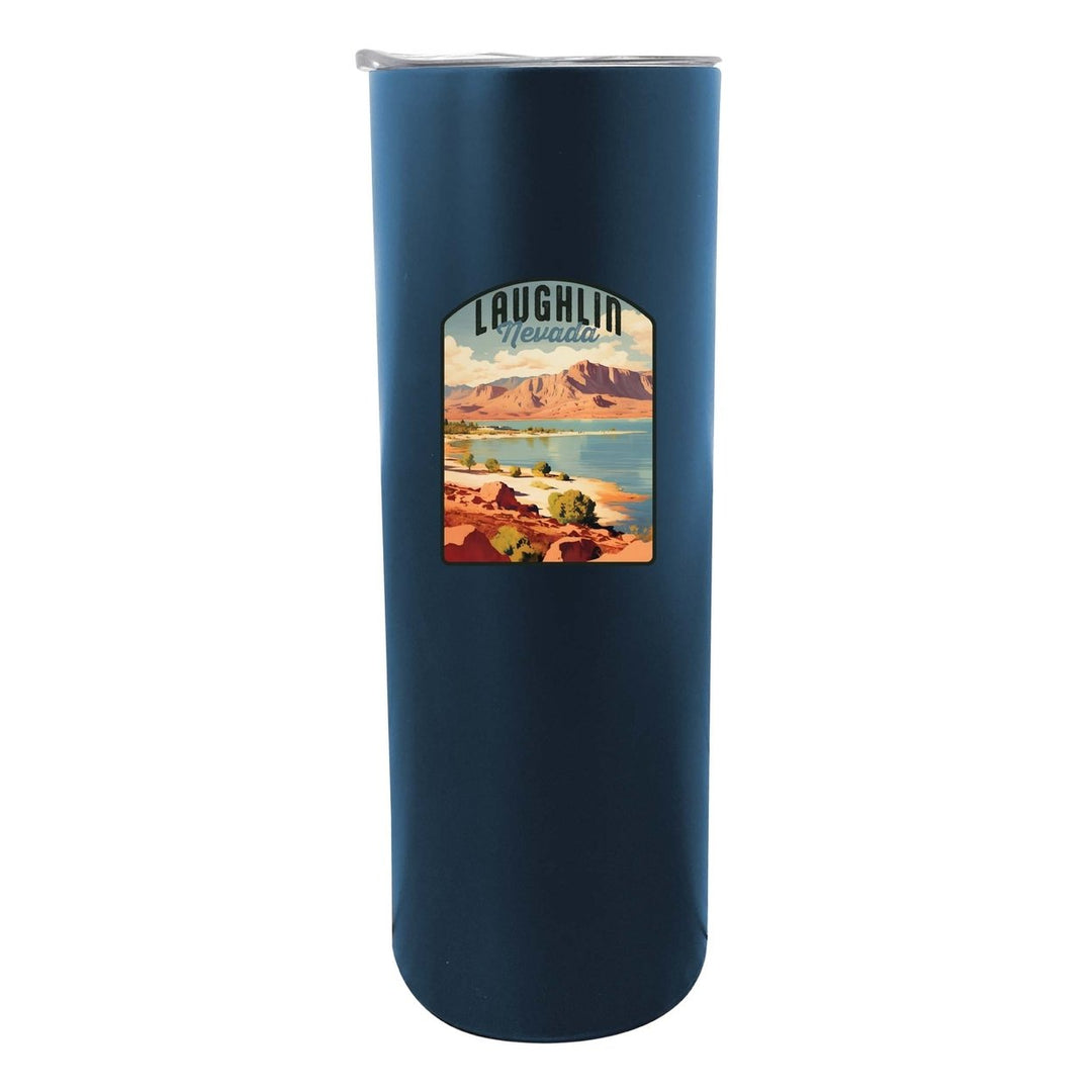 Laughlin Nevada Design B Souvenir 20 oz Insulated Stainless Steel Skinny Tumbler Image 4