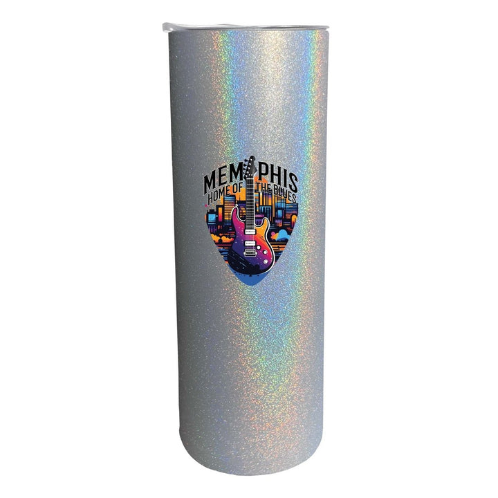 Memphis Tennessee Design B Souvenir 20 oz Insulated Stainless Steel Skinny Tumbler Image 3