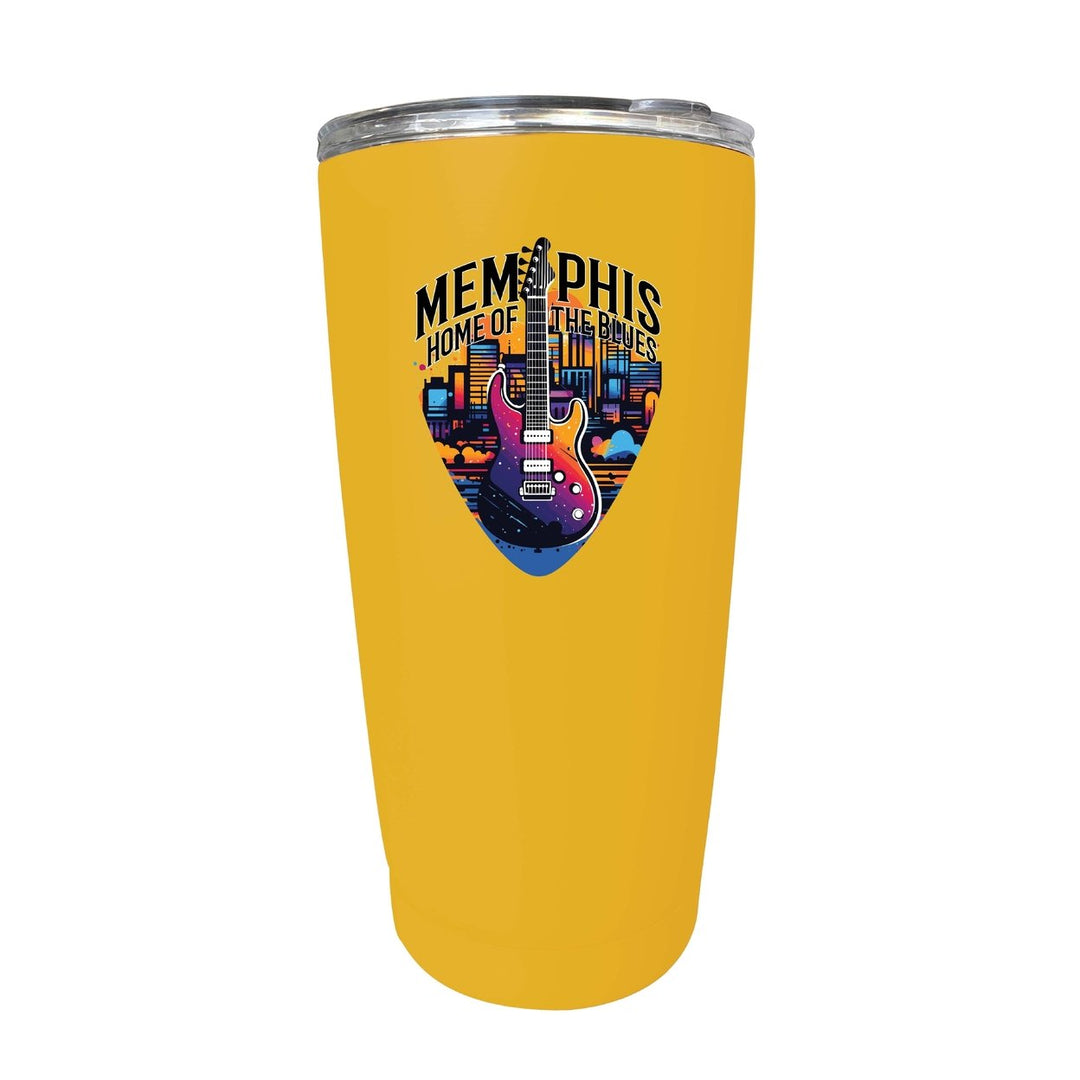 Memphis Tennessee Design B Souvenir 16 oz Stainless Steel Insulated Tumbler Image 4