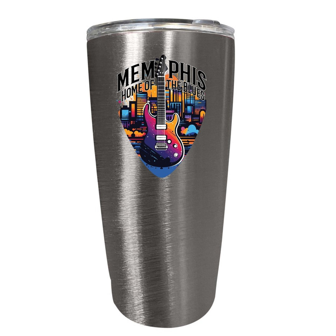 Memphis Tennessee Design B Souvenir 16 oz Stainless Steel Insulated Tumbler Image 4