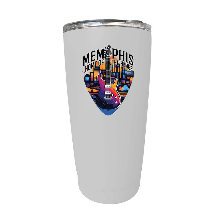 Memphis Tennessee Design B Souvenir 16 oz Stainless Steel Insulated Tumbler Image 6