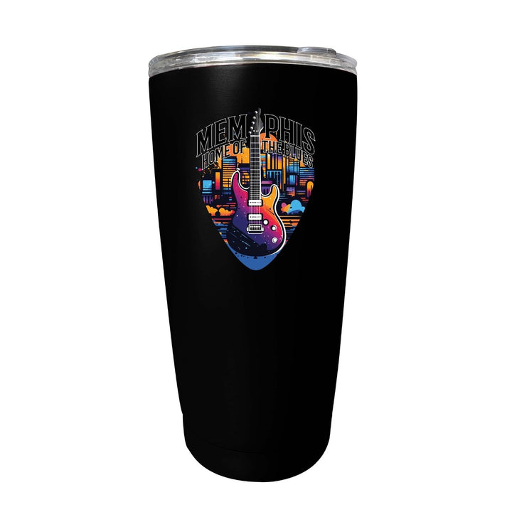 Memphis Tennessee Design B Souvenir 16 oz Stainless Steel Insulated Tumbler Image 7