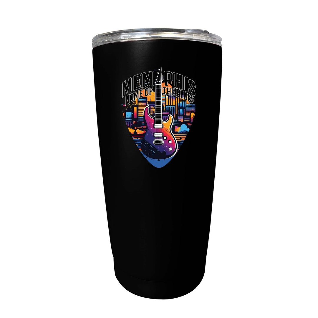 Memphis Tennessee Design B Souvenir 16 oz Stainless Steel Insulated Tumbler Image 1