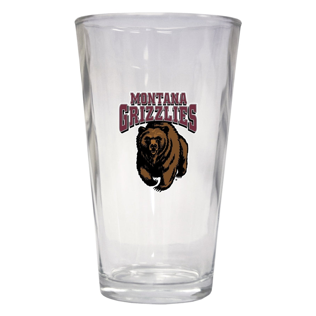 Montana University 16 oz Pint Glass Officially Licensed Collegiate Product Image 1