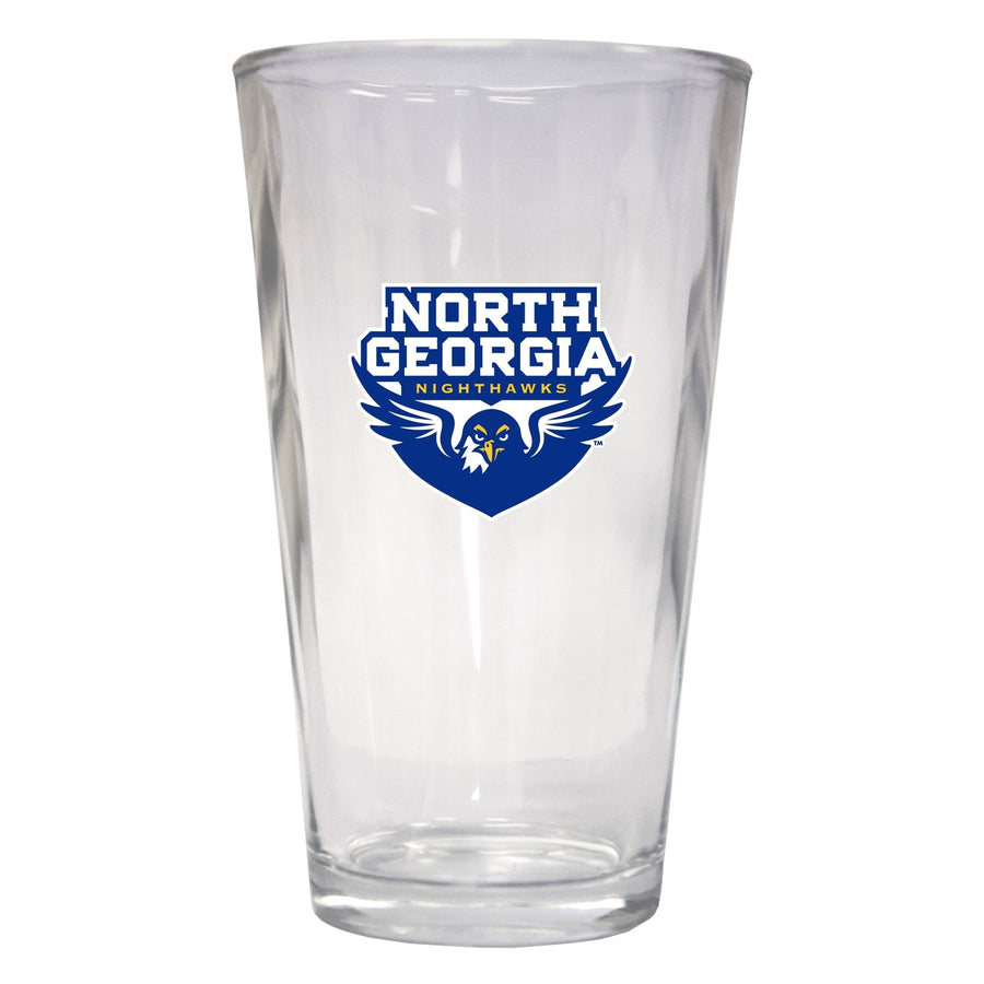 North Georgia Nighthawks 16 oz Pint Glass Officially Licensed Collegiate Product Image 1